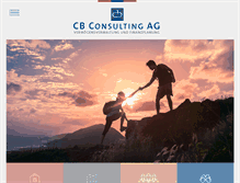Tablet Screenshot of cbconsulting.ch
